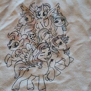 My little Pony girls cropped sweatshirt 6/7